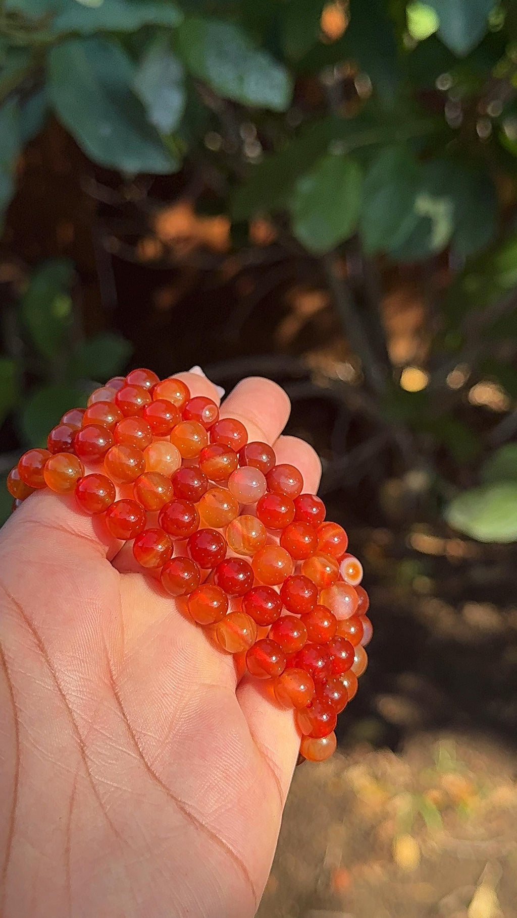 Natural Carnelian Bracelet | Courage, Confidence, Passion, Creativity | Crystal Jewelry