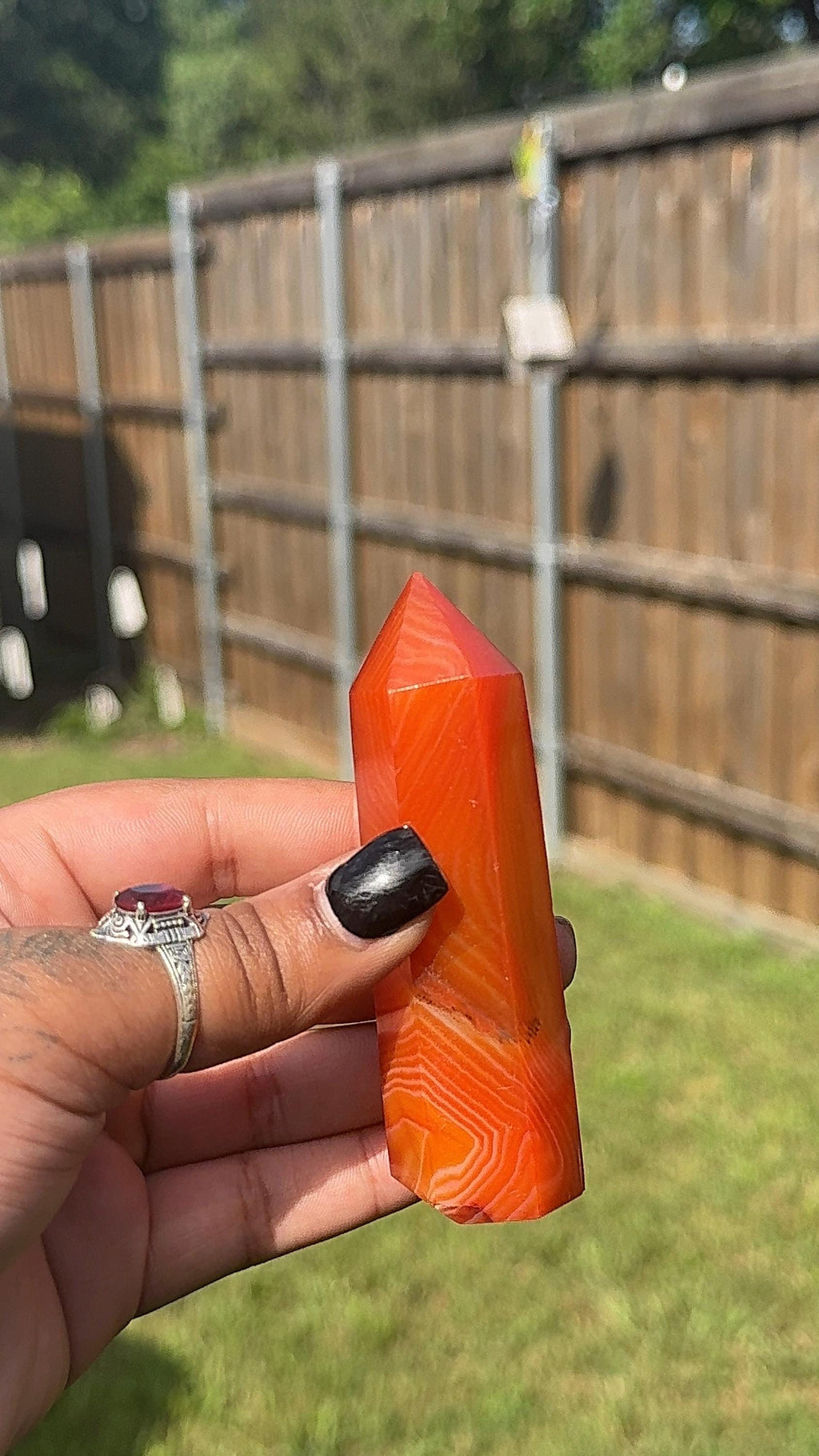 Natural Carnelian Crystal Tower | 3 Inch Tower Decor