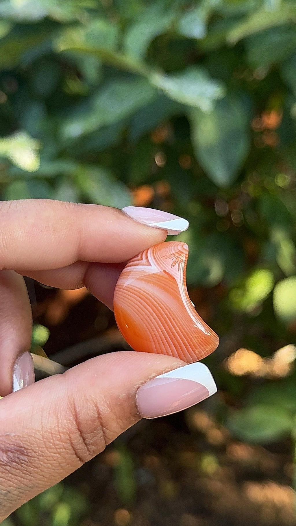 Natural Carnelian Moon
