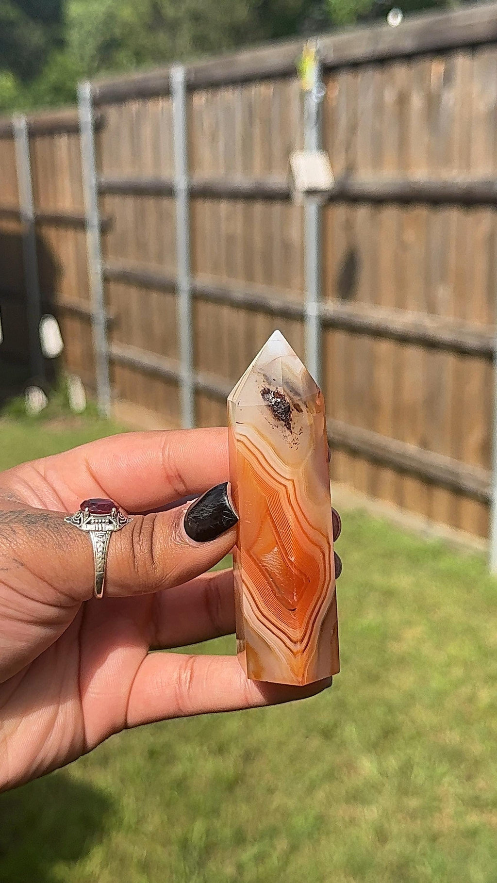 Natural Carnelian Crystal Tower | 3 Inch Tower Decor