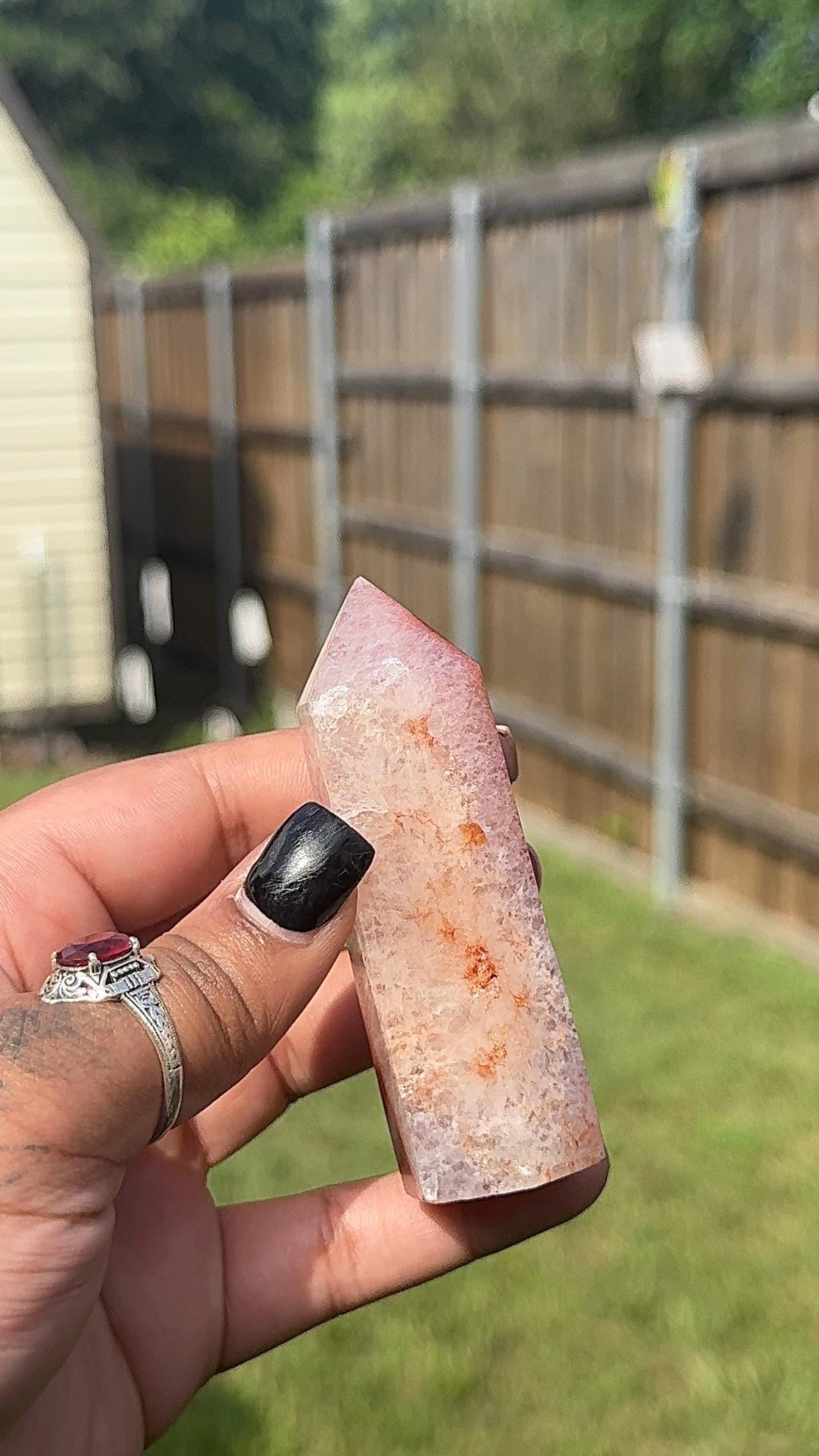 Natural Carnelian Crystal Tower | 3 Inch Tower Decor