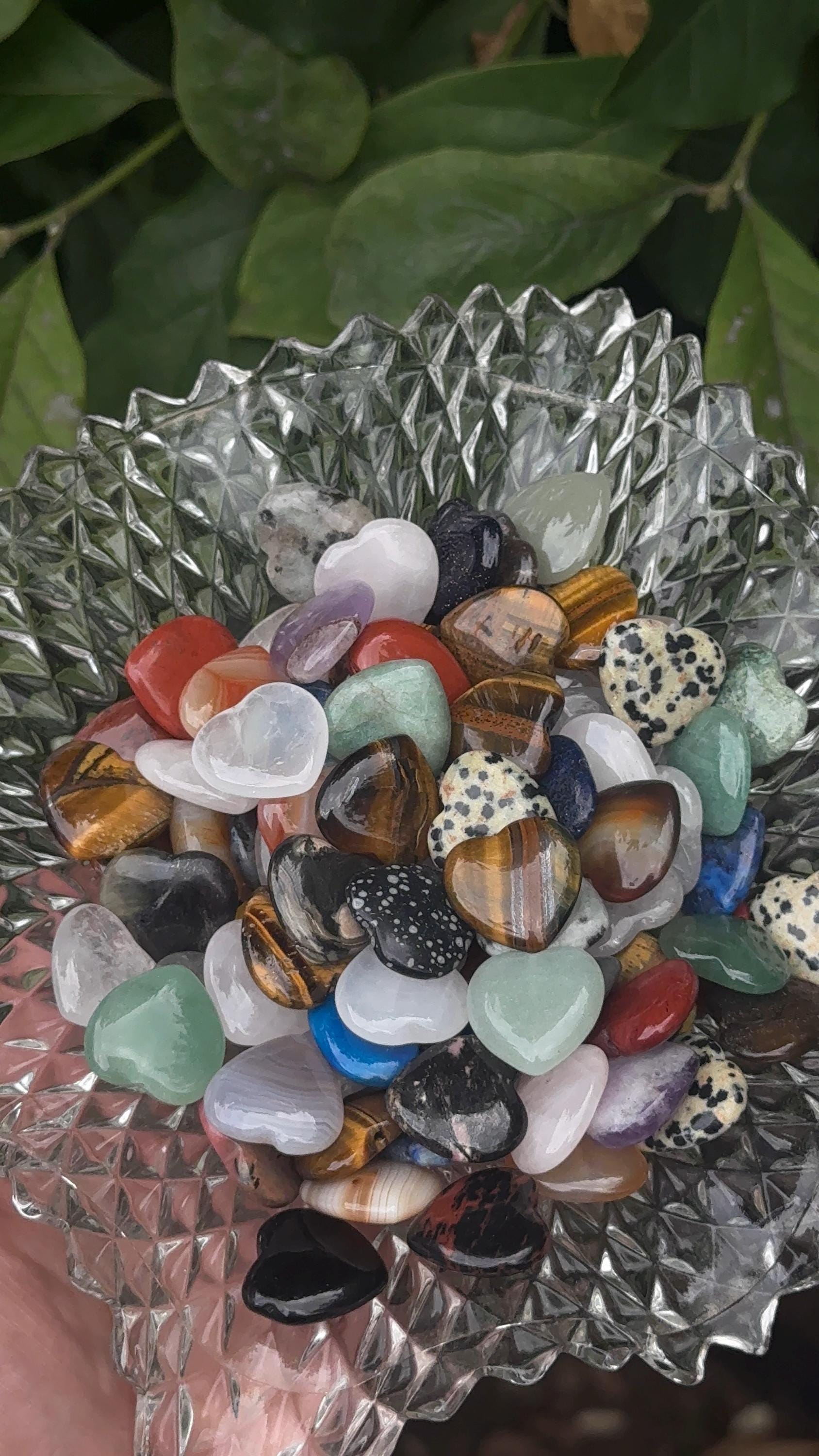 Mystery Small Crystal Hearts | Natural Healing Stones, Assorted Gemstone Hearts