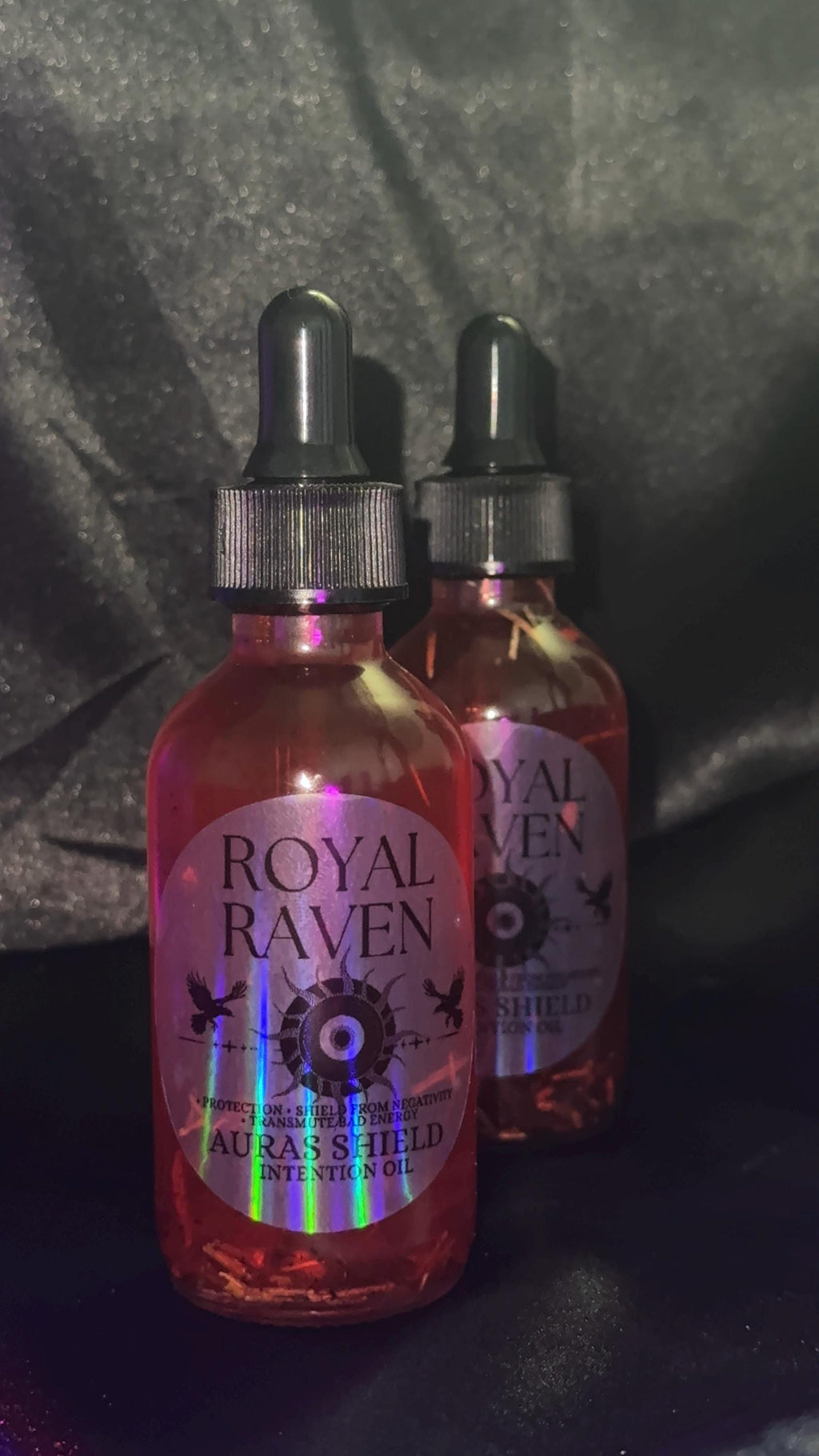 Protection Oil With Glitter | Energy Protection, Shield, Transmutation | Intention Oil