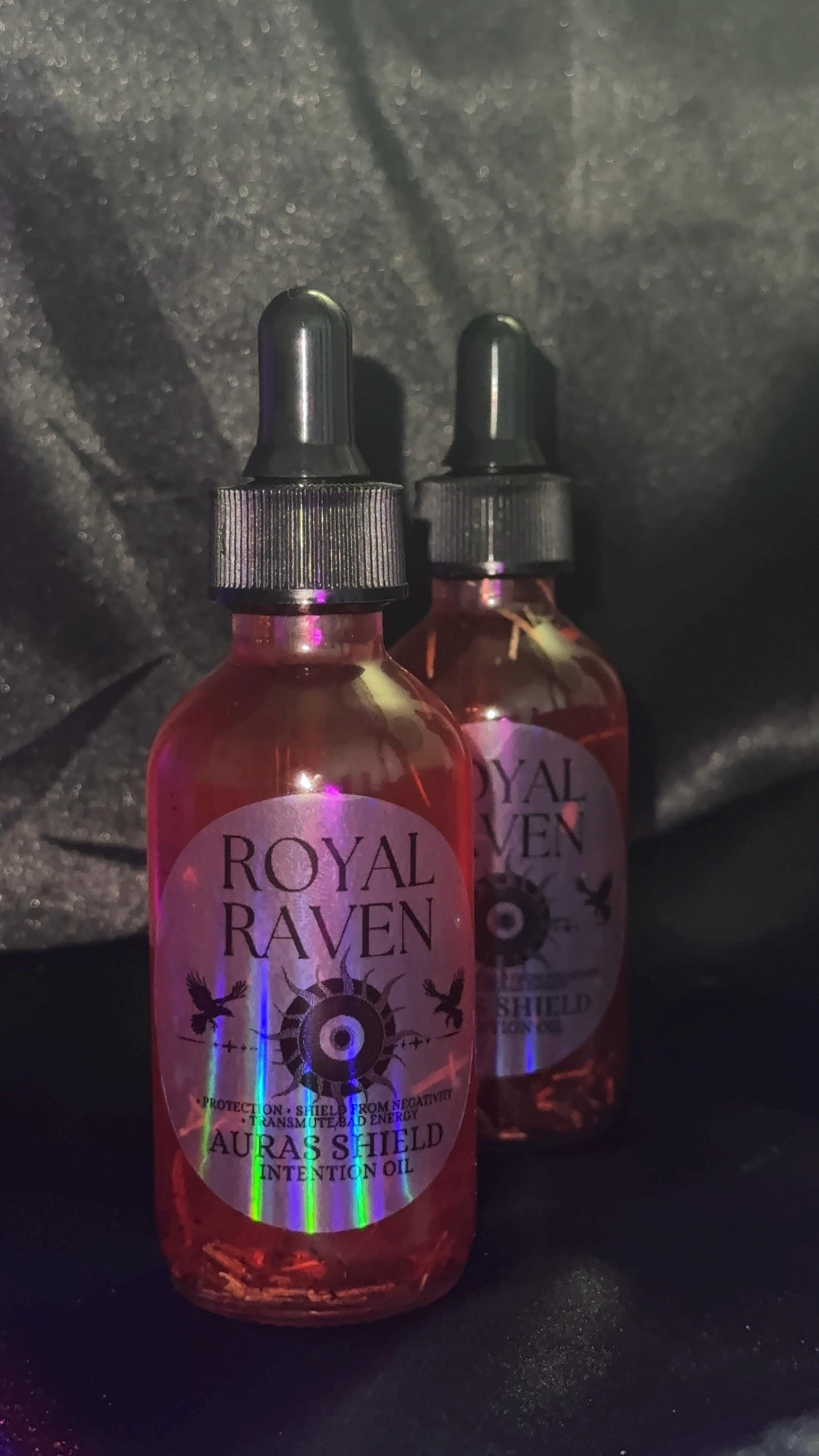 Protection Oil With Glitter | Energy Protection, Shield, Transmutation | Intention Oil
