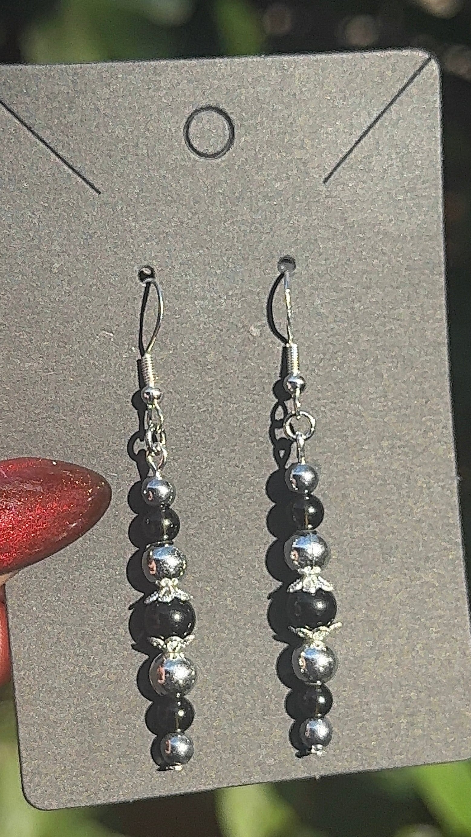 Onyx & Hematite Earrings