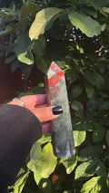 Natural African Bloodstone Tower | Strength, Courage, Protection Crystal Decor