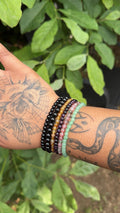 Handmade Crystal Stretch Bracelet – Variety Gemstone Jewelry