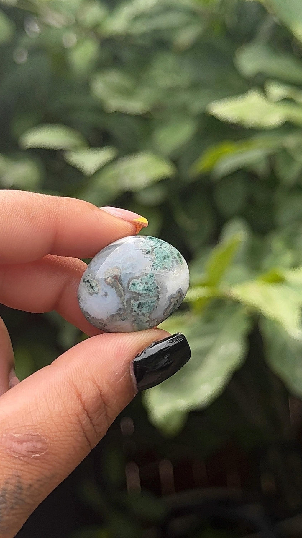 Natural Moss Agate Tumble