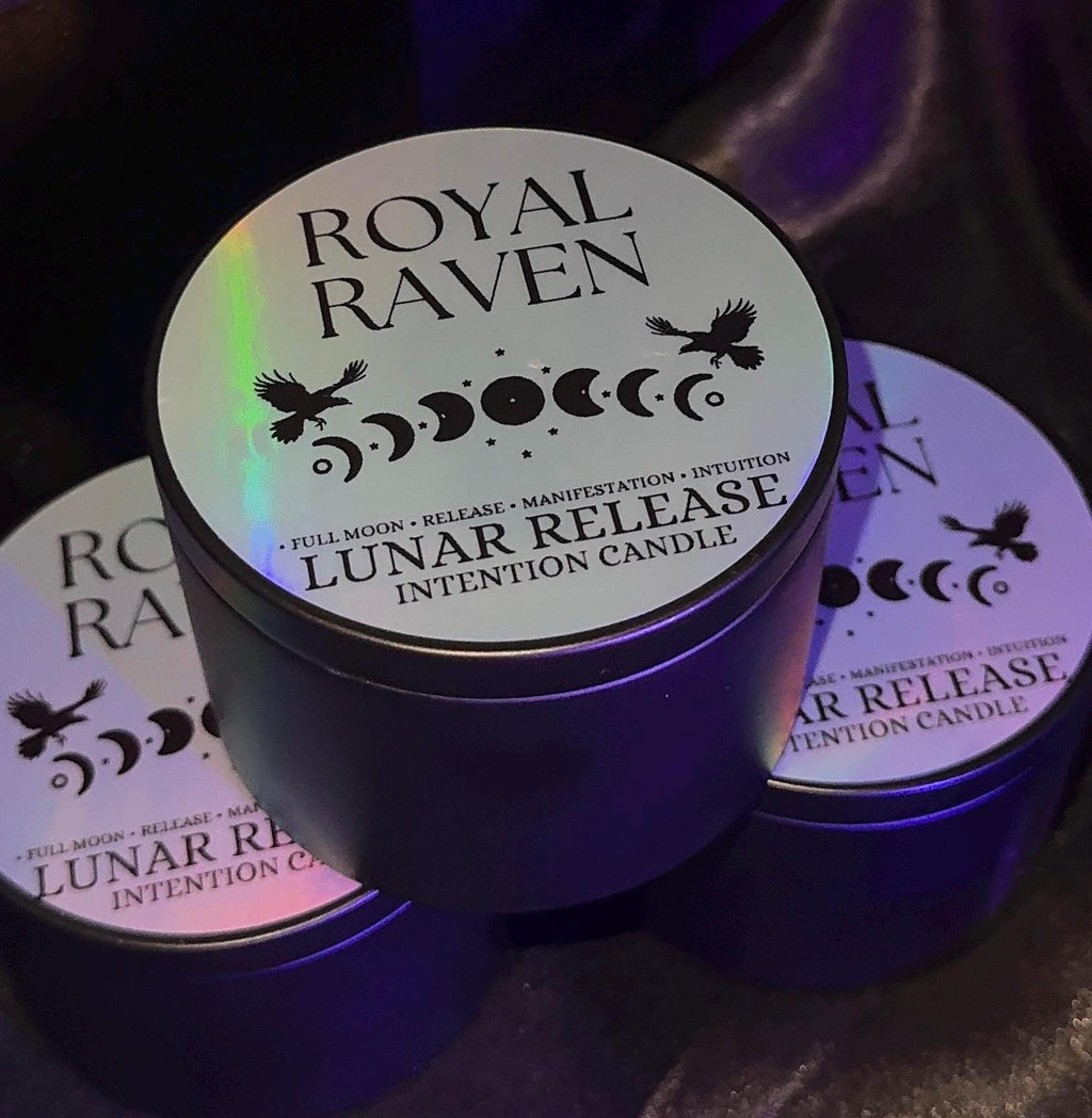 Full Moon Intention Candle | Moon Ritual Candle | Manifestation, Full Moon Release