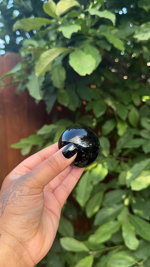 Black Obsidian Sphere 5cm