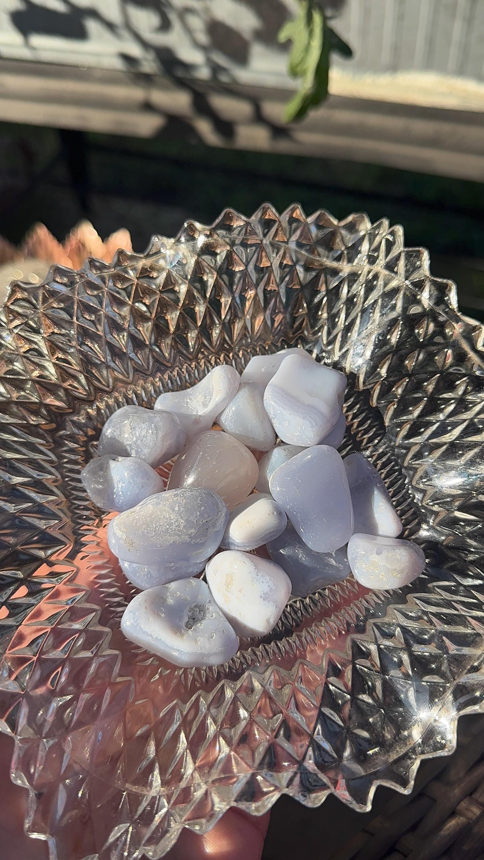 Blue Lace Agate Tumble Stone