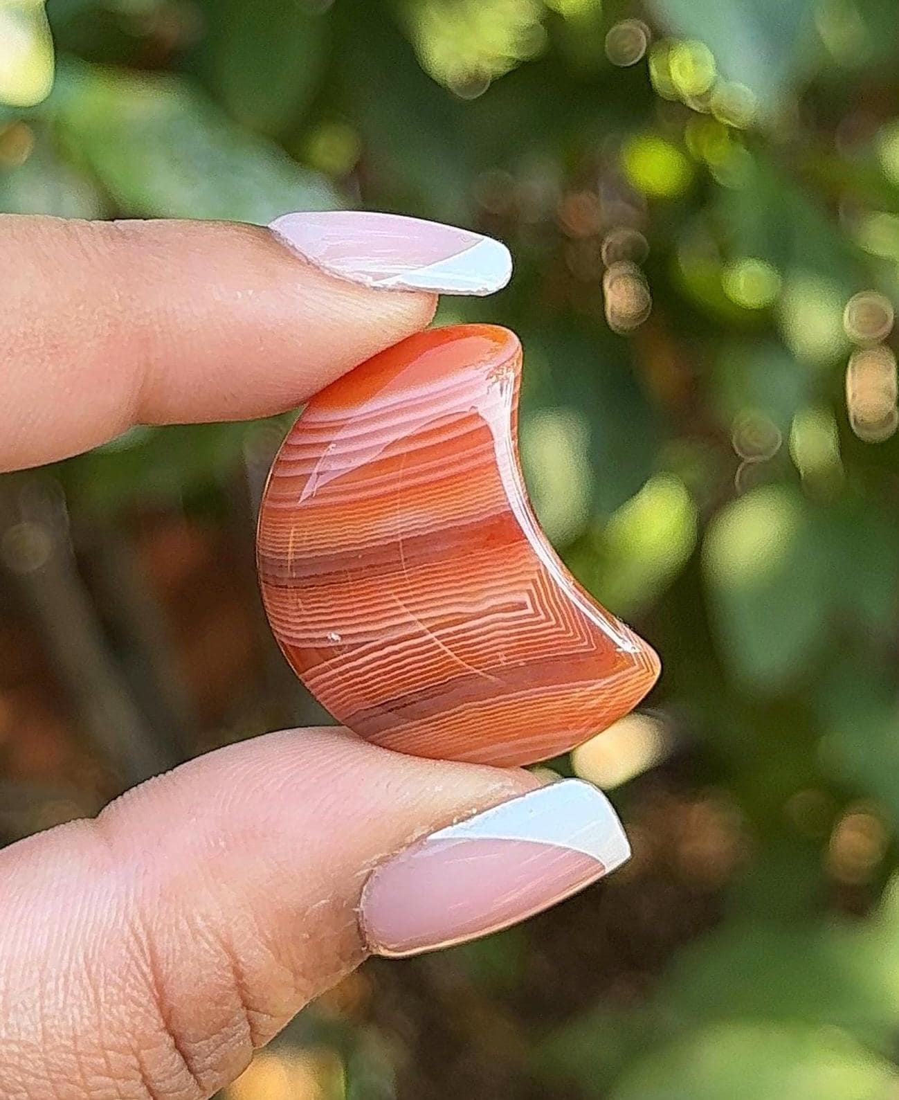 Natural Carnelian Moon