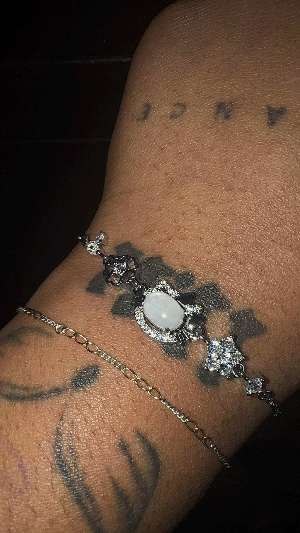 Hello Kitty Moonstone Bracelet