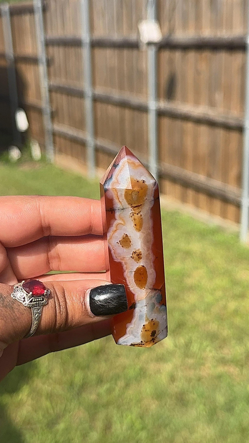 Natural Carnelian Crystal Tower | 3 Inch Tower Decor