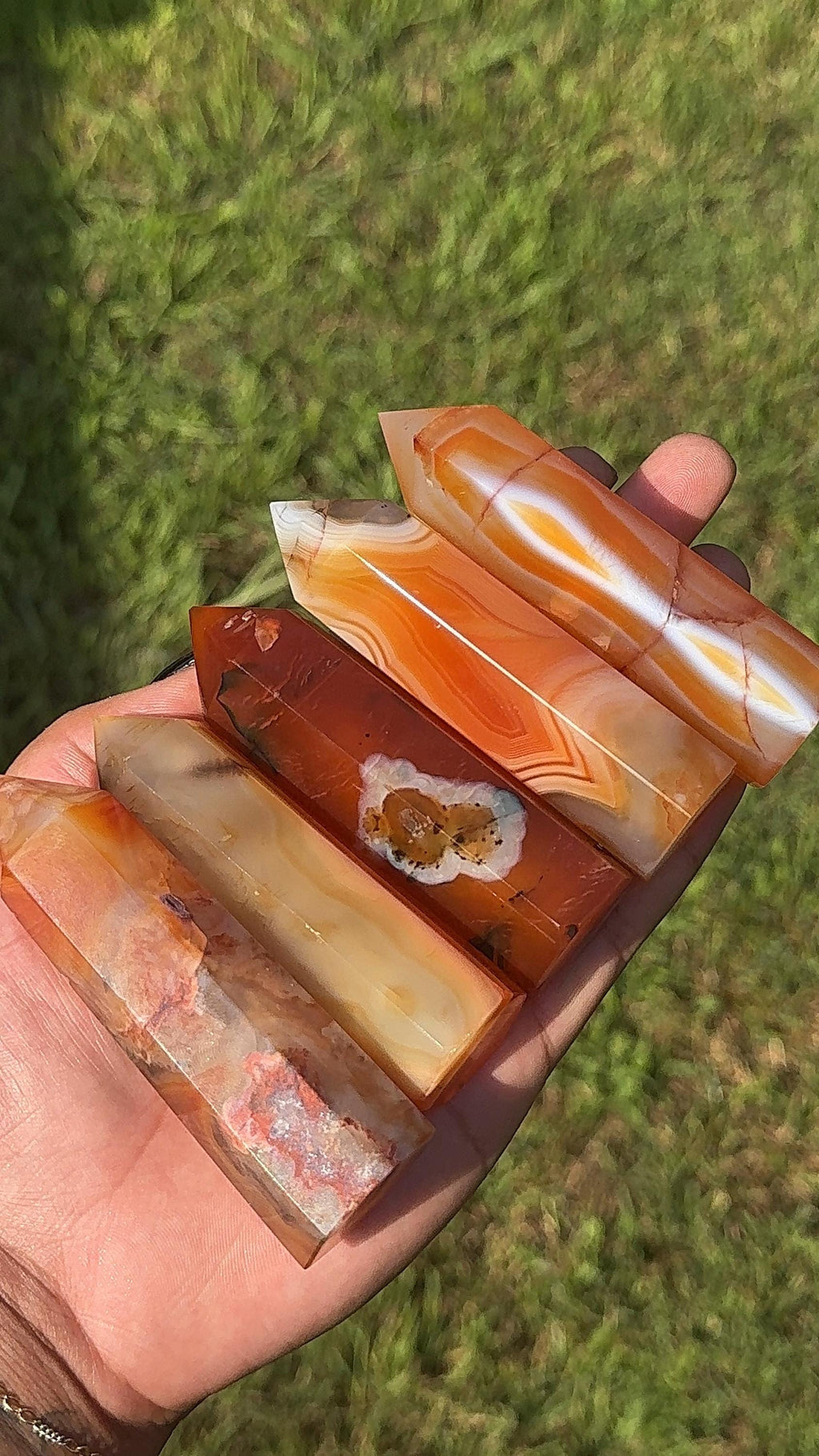 Natural Carnelian Crystal Tower | 3 Inch Tower Decor