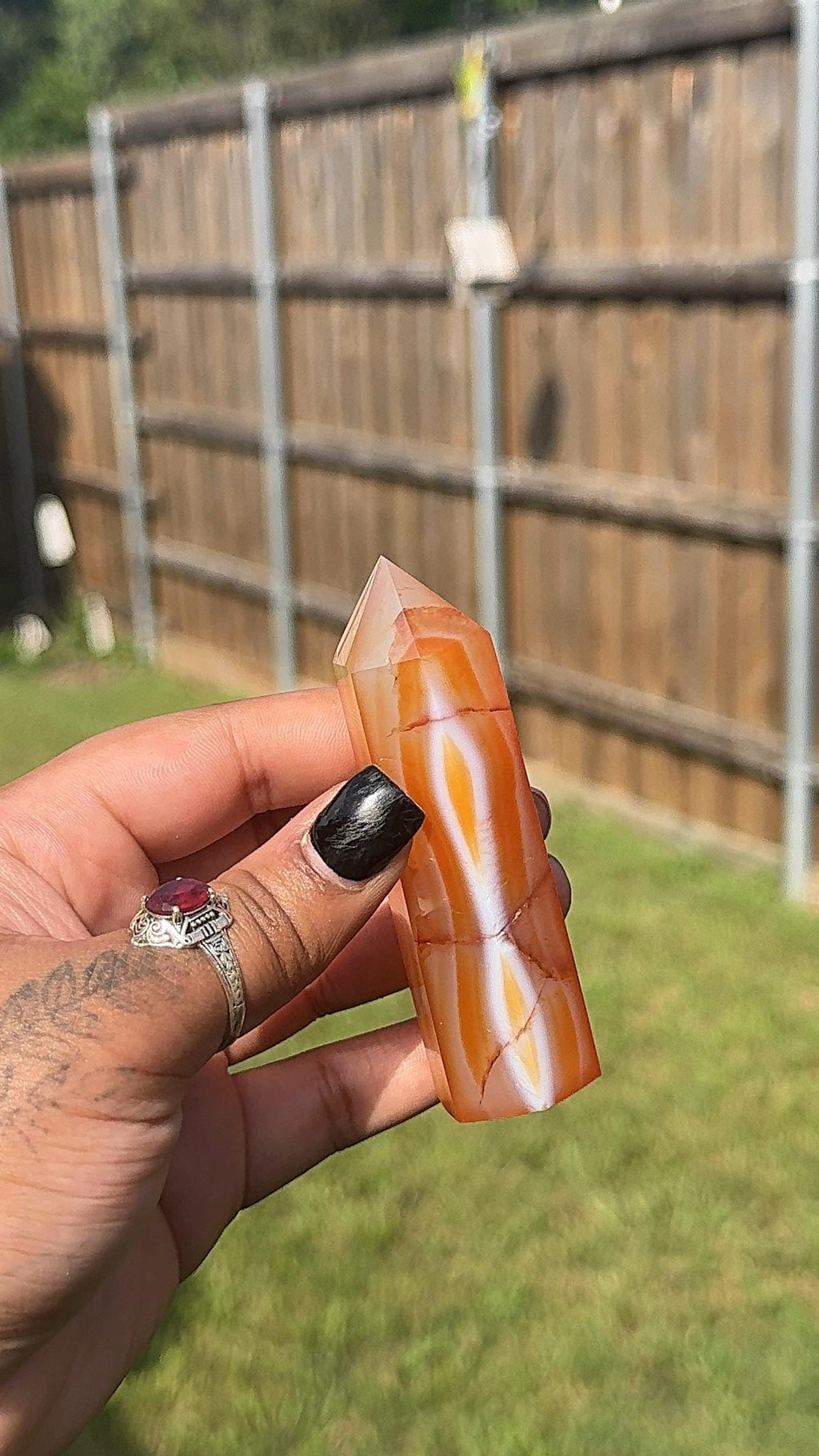 Natural Carnelian Crystal Tower | 3 Inch Tower Decor