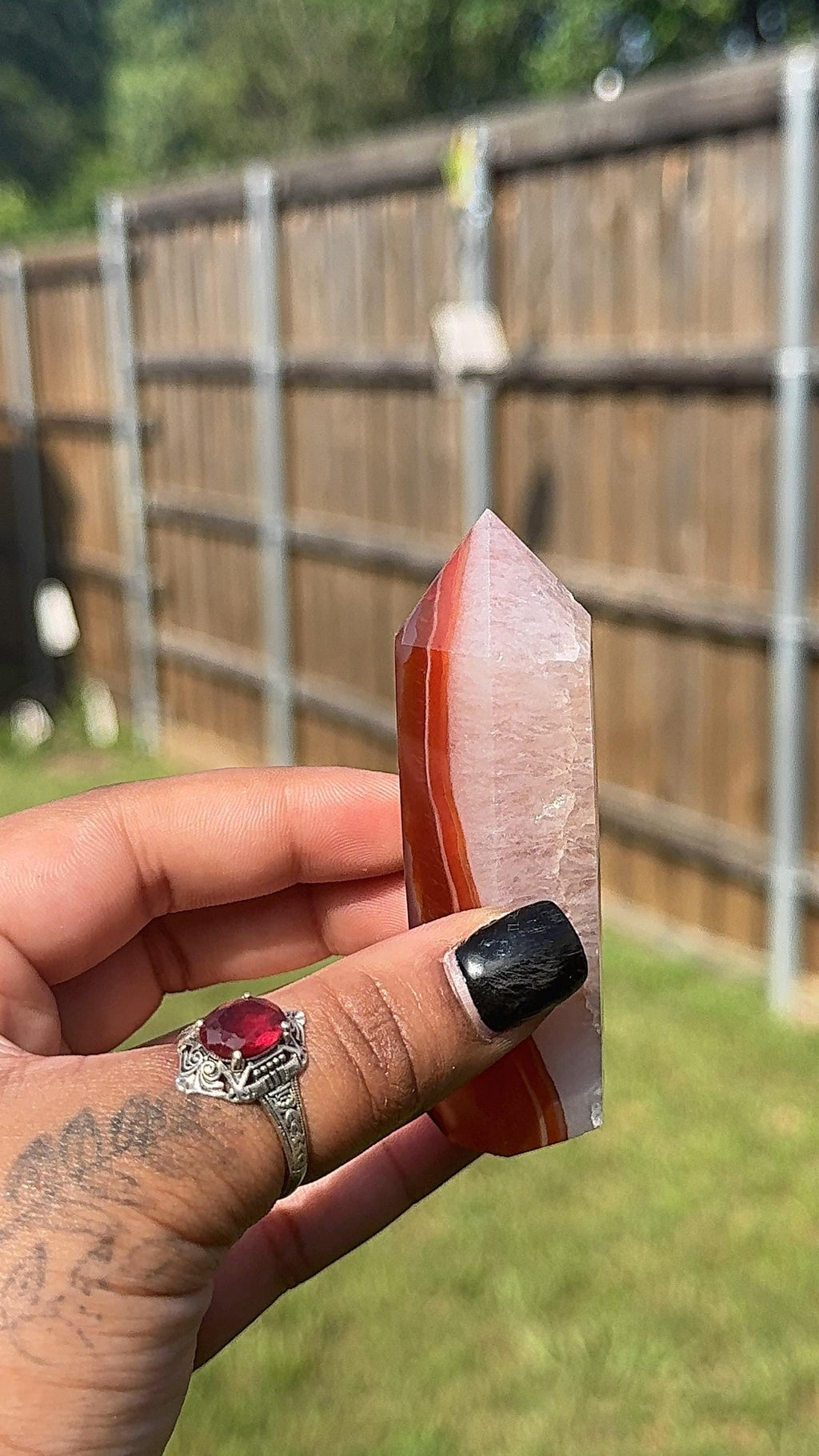 Natural Carnelian Crystal Tower | 3 Inch Tower Decor