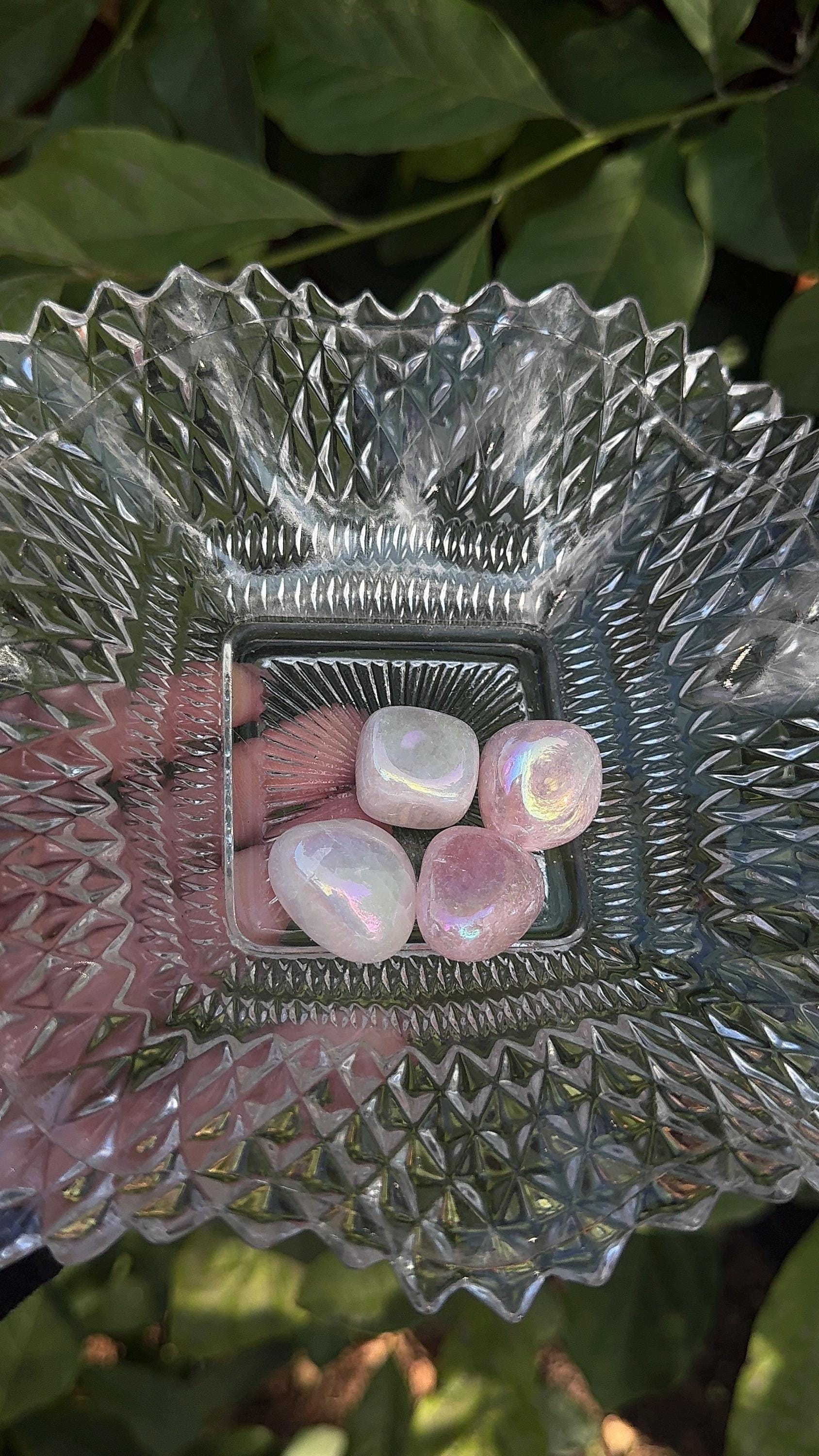 Angel Aura Quartz Crystal Tumble