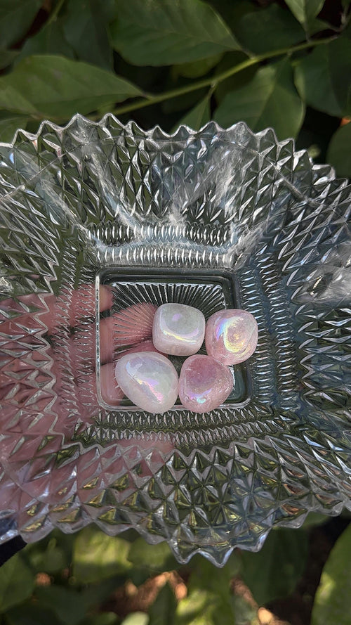 Angel Aura Quartz Crystal Tumble