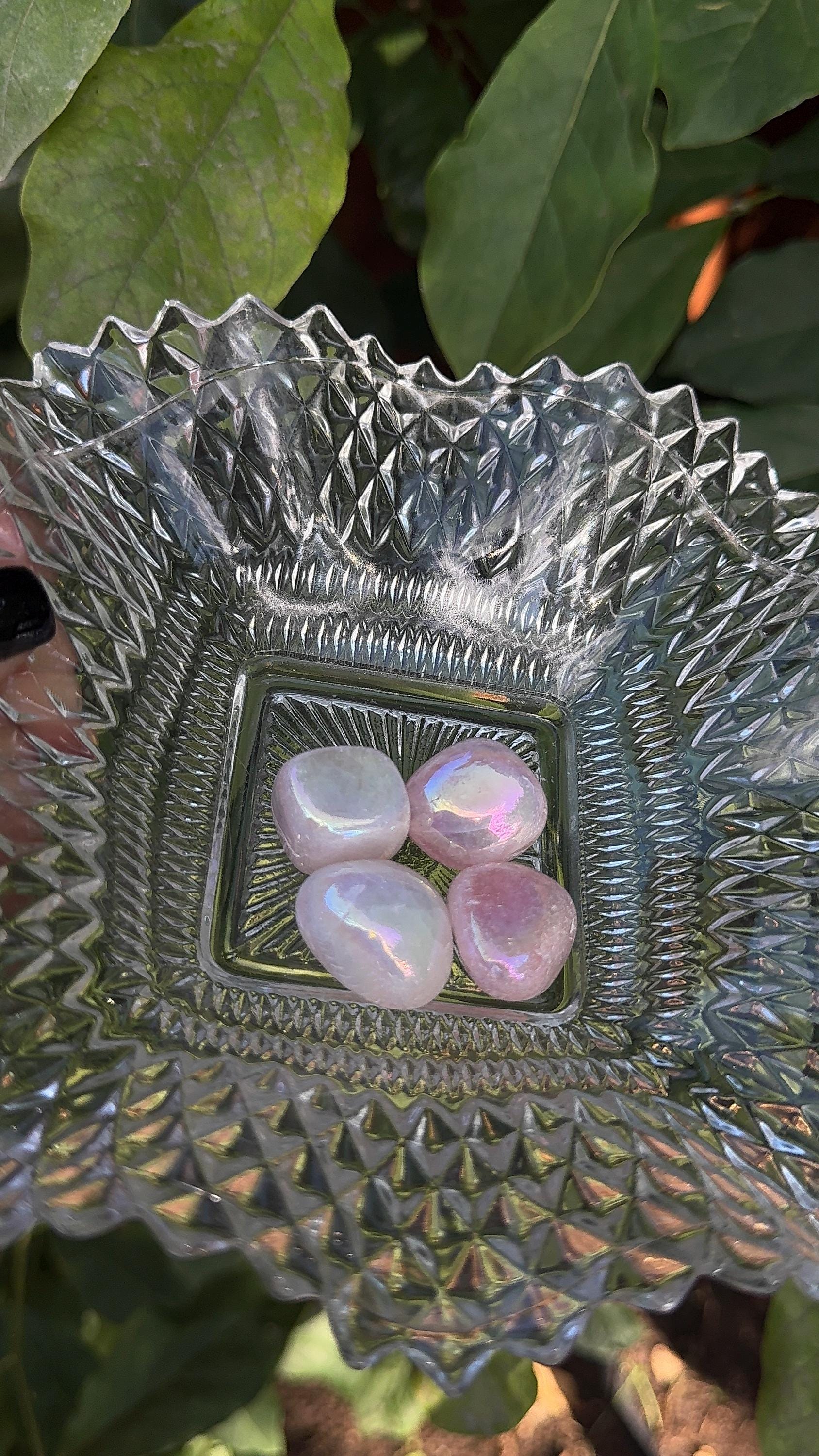 Angel Aura Quartz Crystal Tumble